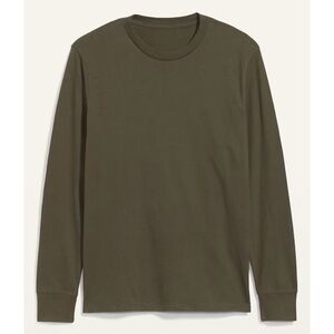 Old Navy Mens Soft-Washed Long Sleeve Rotation T-Shirt - Olive Green, Size L